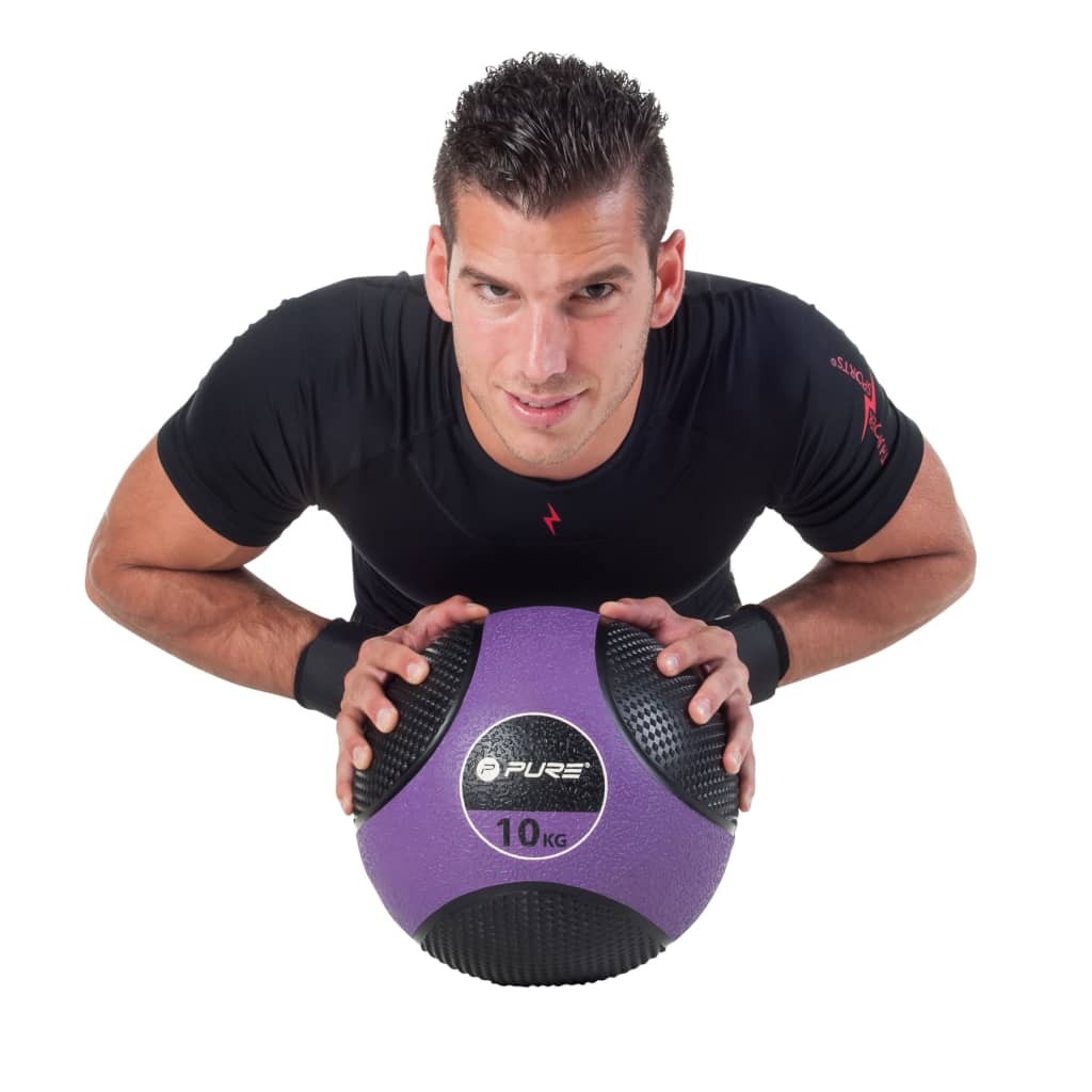 Pure2Improve Medicine Ball 10 kg Purple